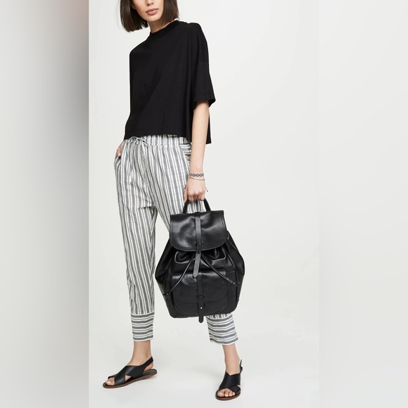 MADEWELL $228 The Transport Rucksack in Black Leather LNC w - Picture 1 of 14